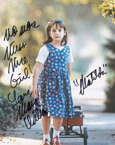 Mara Wilson Signed 10x8" Photograph & COA (Matilda)