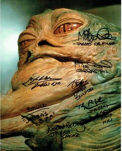 Jabba Multi Signed x7 10x8" Photograph & COA