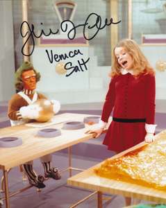 Julie Dawn Cole Signed 10x8" Photograph & COA (Willy Wonka)