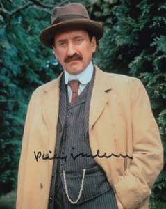 Philip Jackson Signed 10x8" Photograph & COA (Agatha Christie)