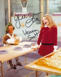 Julie Dawn Cole Signed 10x8" Photograph & COA (Willy Wonka)