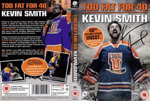 Kevin Smith Signed DVD Cover & COA (Too Fat For 40)