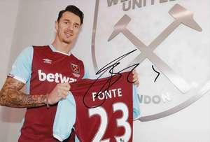 Jose Fonte Signed 12x8” Photograph & COA