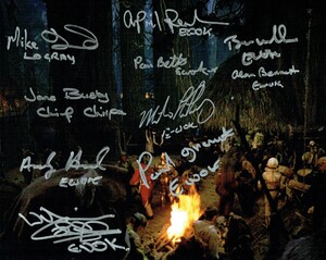 Ewok Multi Signed By 10 10x8" Photograph & COA