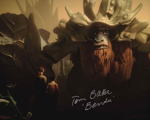 Tom Baker Signed 10x8" Photograph & COA