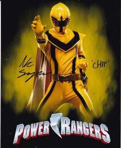 Nic Sampson Signed 10x8" Photograph & COA (Power Rangers)